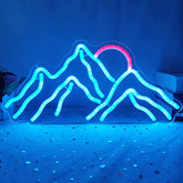 Ice Mountain neon sign